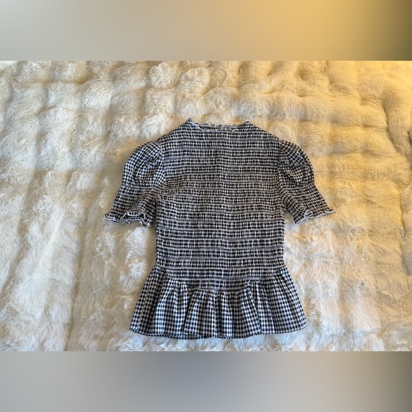 Reformation Aggie Top In Remy Check, brand new without tags, never worn,no flaws - Picture 13 of 15